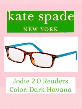 kate spade Jodie 2.0 Dark Havana Tortoise shell Reading Glasses